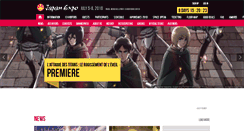 Desktop Screenshot of japan-expo-paris.com